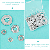   50Pcs 5 Style 304 Stainless Steel Washers DIY-PH0008-70-4