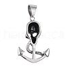 304 Stainless Steel Pendants STAS-H365-20-2
