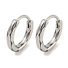 316 Surgical Stainless Steel Hoop Earrings EJEW-D096-23L-AS-1