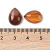 Natural Red Agate Cabochons G-B082-05-3