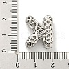Platinum Plated Brass Micro Pave Cubic Zirconia Pendants KK-L073-001P-K-3
