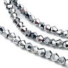 Transparent Electroplate Glass Beads Strands X-EGLA-A039-T3mm-UA05-3