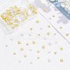 Olycraft 180 Pcs 3D Textured Brass Cabochons MRMJ-OC0001-59-6