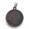 Tibetan Style Alloy Pendants X-PALLOY-E509-29AB-2