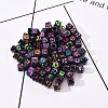 Craft Black Acrylic Beads MACR-YW0001-11-1