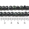 Natural Black Jade Beads Strands G-C179-A14-02-4
