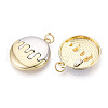 Brass Pendants KK-N268-51GP-2