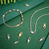   24Pcs 6 Styles Brass Lobster Claw Clasps FIND-PH0018-74-4