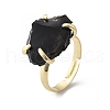 Natural Obsidian Finger Rings RJEW-B122-01G-03-4