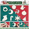 DIY Christmas Themed Pendant Decoration Making Kit DIY-WH0430-094-5
