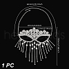 AHADERMAKER 1Pc Alloy Headwear Masquerade Masks AJEW-GA0008-17P-2