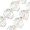 Natural Quartz Crystal Beads Strands G-C116-A161-03-2