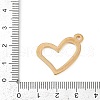 304 Stainless Steel Pendants STAS-B092-15G-3