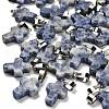 Natural Blue Spot Jasper Pendants G-Z067-04P-08-1