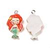 Opaque Resin Pendants RESI-J023-11A-1