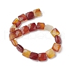 Natural Red Agate Beads Strands G-K359-B11-01-3