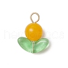 Natural Dyed Malaysia Jade Pendants PALLOY-JF03403-01-2