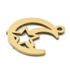 Ion Plating(IP) 316L Surgical Stainless Steel Pendants STAS-M317-29G-3