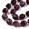 Natural Dolomite Beads Strands G-T131-85B-01-3
