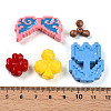 Opaque Acrylic Beads OACR-T028-37-1-3