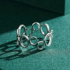Oval Ring 925 Sterling Silver Finger Rings for Women FS-WGC6322-01-1