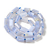 Natural Blue Lace Agate Beads Strands G-F509-63-01-3