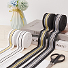 Gorgecraft 4.7 Yards Flat Polyester Striped Elastic Wide Band OCOR-GF0003-86D-4