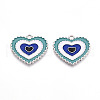 Alloy Enamel Pendants ENAM-T020-104C-1