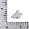 Brass Micro Pave Cubic Zirconia and Glass Pendants KK-F892-47P-01-3