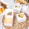 Square Paper Biscuit Boxes with Heart Clear Window CON-TAC0001-12C-01-7