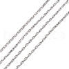 Tarnish Resistant 304 Stainless Steel Box Chains CHS-A003A-1.5mm-1