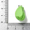 Resin Iron Pendants RESI-D280-15-3