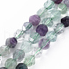 Natural Fluorite Beads Strands G-S376-001A-1