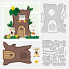 Carbon Steel Cutting Dies Stencils DIY-WH0309-037-1