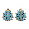 Alloy Enamel Pendants ENAM-N055-027D-NR-2