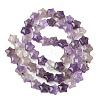 Natural Amethyst Star Beads Strands G-Z080-A04-3
