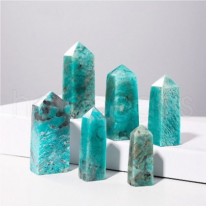 Tower Natural Amazonite Home Display Decoration PW-WG13640-01-1