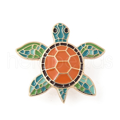 Alloy Enamel Brooches PALLOY-D363-01D-KCG-1