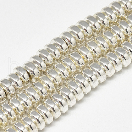 Electroplate Non-magnetic Synthetic Hematite Beads Strands G-Q465-29S-1
