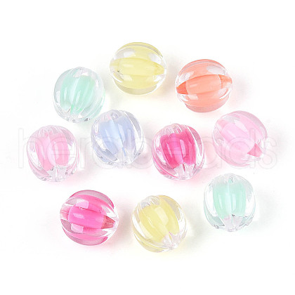 Transparent Acrylic Beads OACR-N147-01-1