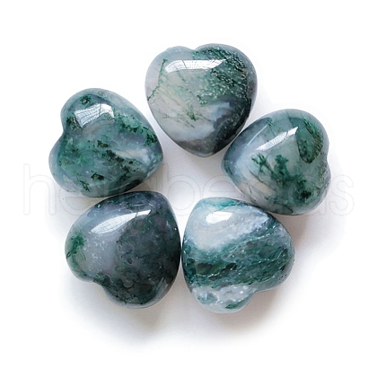 Natural Moss Agate Healing Stones PW-WG33638-29-1