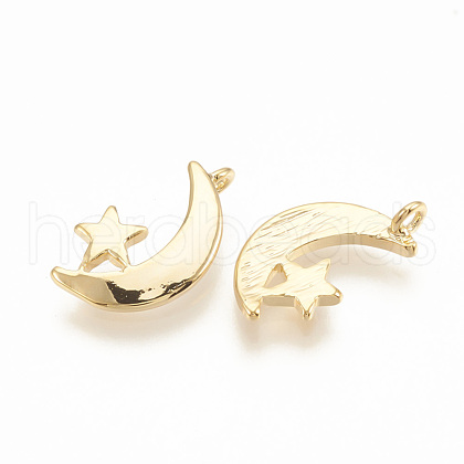 Brass Charms KK-T020-118G-1