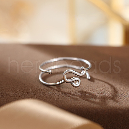 Twelve Constellations 925 Sterling Silver Finger Rings FS-WGD38E8-09-1