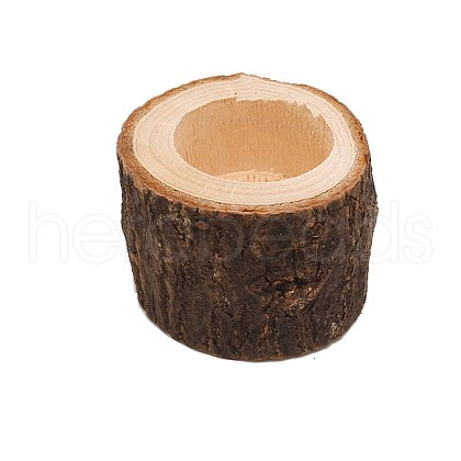 Wooden Stump Candle Holder Party Home Decoration Ornament PW-WGB2334-02-1