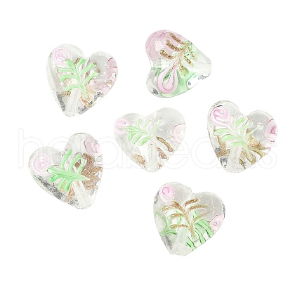 Handmade Transparent Lampwork Beads BLOW-D300-07C-1