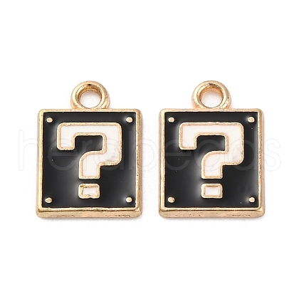 Alloy Enamel Charms ENAM-Q001-08G-03-1