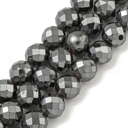 Non-magnetic Synthetic Hematite Beads Strands G-I365-16B-1