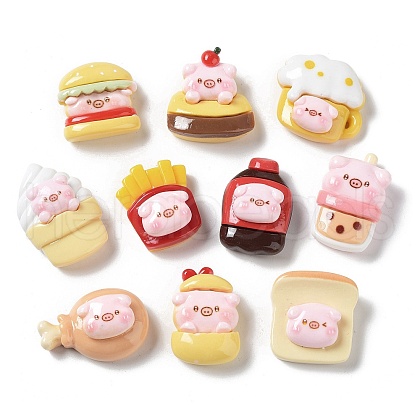 Opaque Resin Decoden Cabochons CRES-M026-20-1