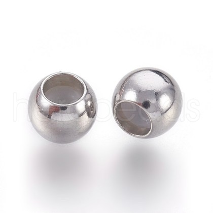 201 Stainless Steel Beads STAS-F188-26P-A-1