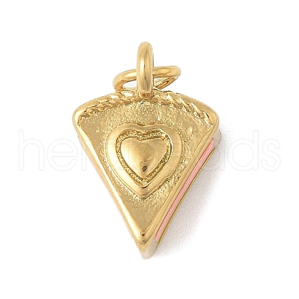 304 Stainless Steel Enamel Charms STAS-V013-01G-1